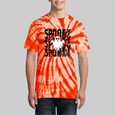 Adult Tie-Dye T-Shirt - Fall - Spooky Vibes Thumbnail