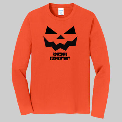 Adult Long Sleeve Shirt - Fall - Jack O' Lantern Black Thumbnail