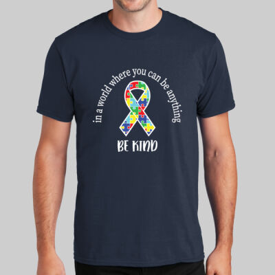 Adult - Be Kind Ribbon T-Shirt - Autism Awareness Thumbnail