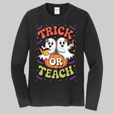 Adult Long Sleeve Shirt - Fall Holidays - Trick or Teach Thumbnail