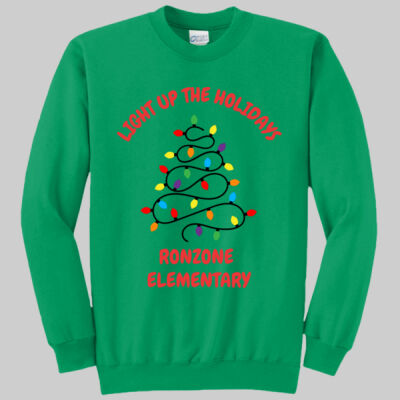 Adult Crewneck - Winter Holidays - Light Up - Red Thumbnail