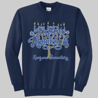 Adult Crewneck - Winter Holidays - Happy Hanukkah Thumbnail
