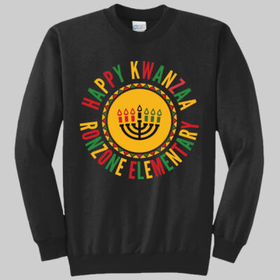 Adult Crewneck - Winter Holidays - Happy Kwanzaa Thumbnail